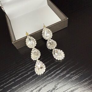 Silver Drop Earrings